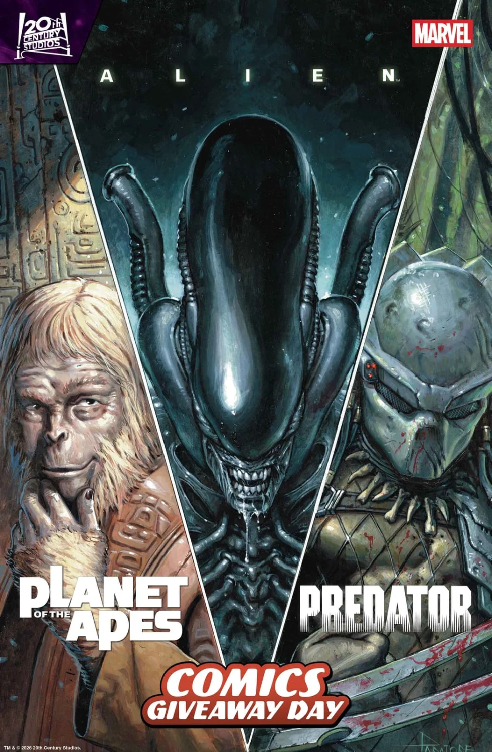 Alien, Predator & Planet of the Apes #1 (Comics Giveaway Day 2026)